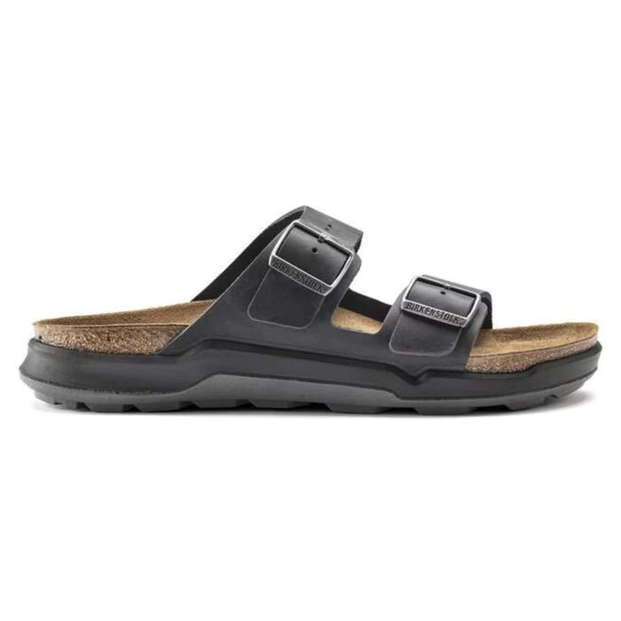 BIRKENSTOCK Sandals 40 / Regular / Wide Arizona Rugged  Oiled Leather Black 822698545973 Arizona Rugged  Oiled Leather Black