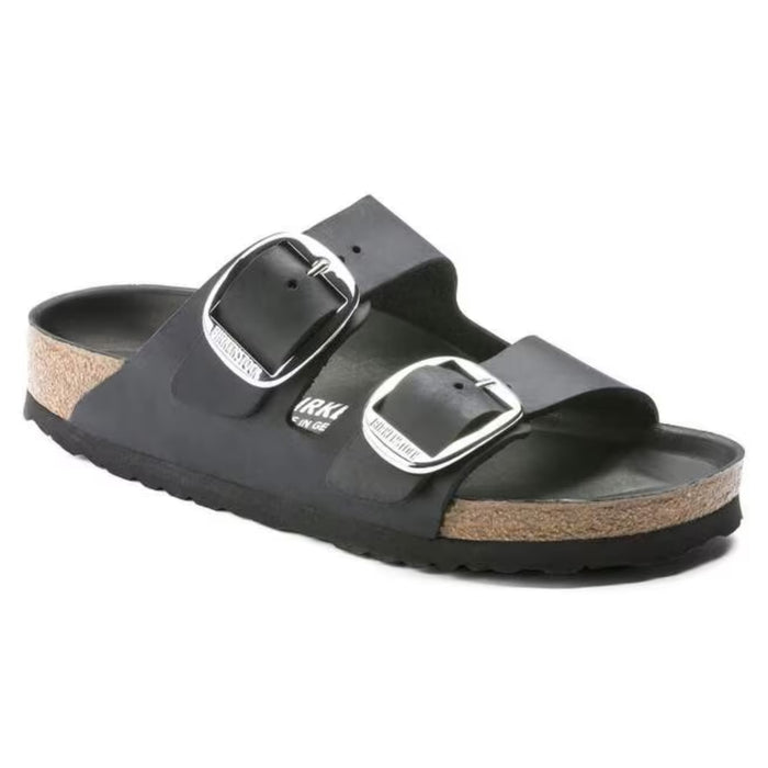 BIRKENSTOCK Sandals Arizona Big Buckle Oiled Leather Black Arizona Big Buckle Oiled Leather Black