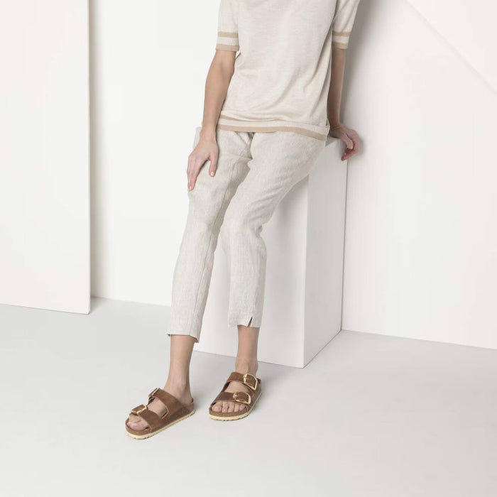BIRKENSTOCK Sandals Arizona Big Buckle Oiled Leather Cognac Arizona Big Buckle Oiled Leather Cognac