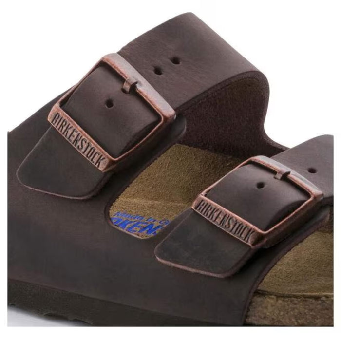 BIRKENSTOCK Sandals Arizona Habana Soft Footbed Oiled leather Arizona Habana Soft Footbed Oiled leather