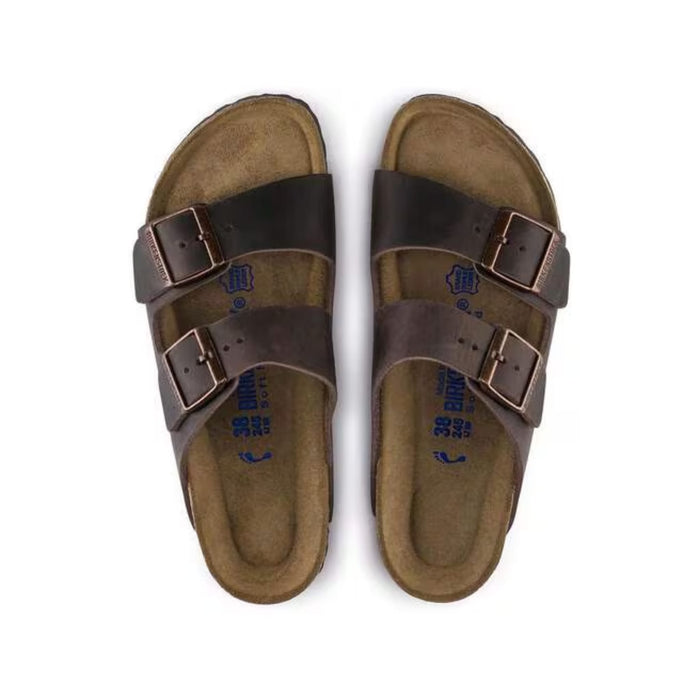 BIRKENSTOCK Sandals Arizona Habana Soft Footbed Oiled leather Arizona Habana Soft Footbed Oiled leather