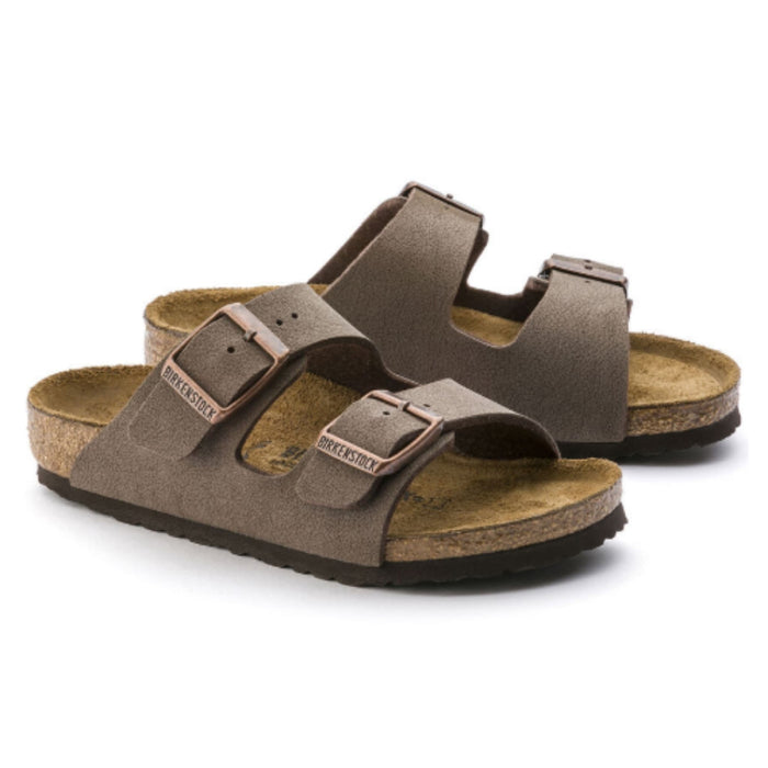 BIRKENSTOCK Sandals Arizona Kids Birkibuc Mocha Arizona Kids Birkibuc Mocha