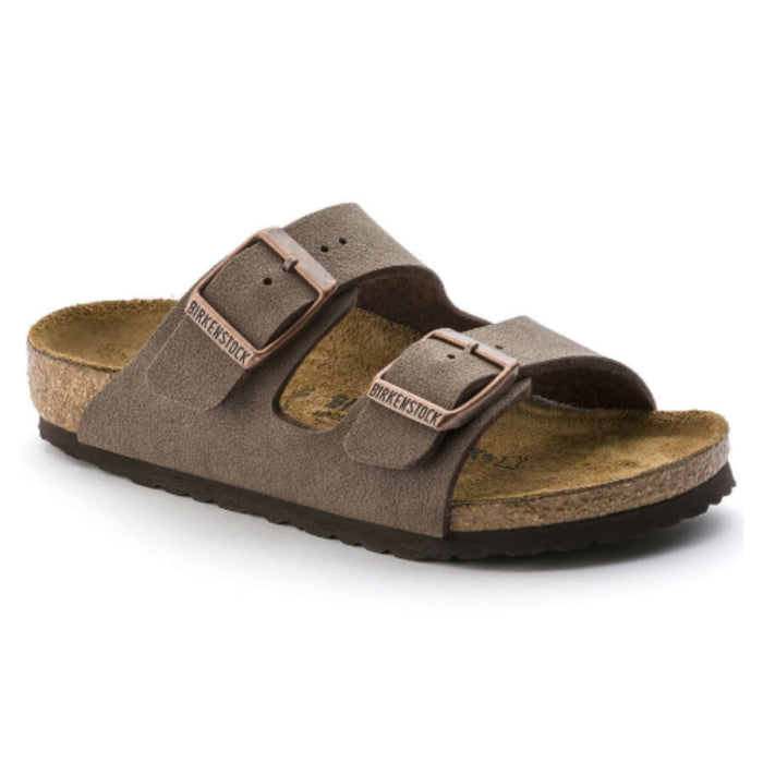 BIRKENSTOCK Sandals Arizona Kids Birkibuc Mocha Arizona Kids Birkibuc Mocha