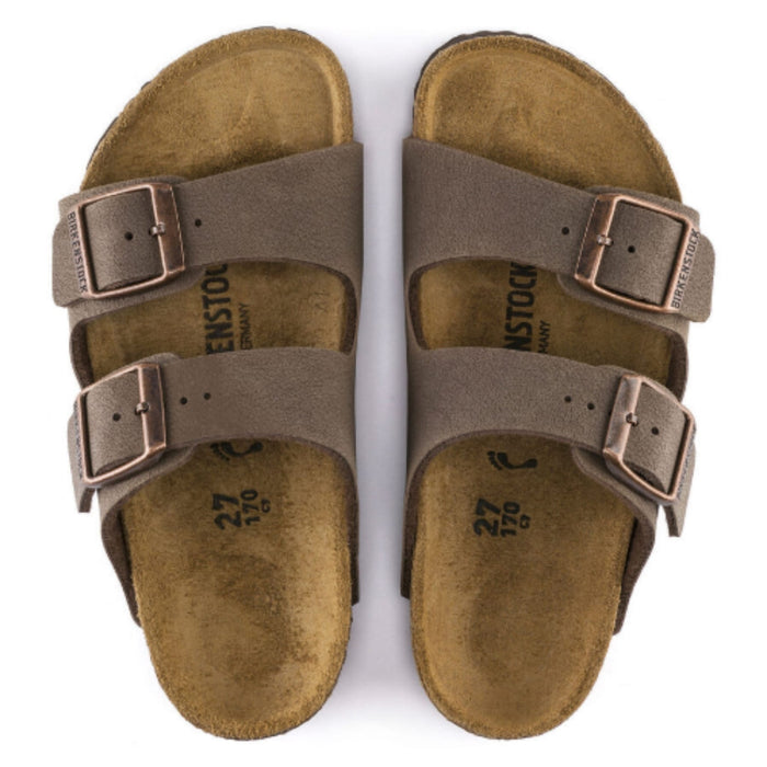 BIRKENSTOCK Sandals Arizona Kids Birkibuc Mocha Arizona Kids Birkibuc Mocha
