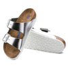 BIRKENSTOCK Sandals Arizona Metallic Soft Footbed Leather Arizona Metallic Soft Footbed Leather / Metallic Silver