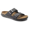 BIRKENSTOCK Sandals Arizona Rugged  Oiled Leather Black Arizona Rugged  Oiled Leather Black