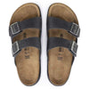 BIRKENSTOCK Sandals Arizona Rugged  Oiled Leather Black Arizona Rugged  Oiled Leather Black