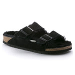 BIRKENSTOCK Sandals Arizona Shearling Suede Black Arizona Shearling Suede Black