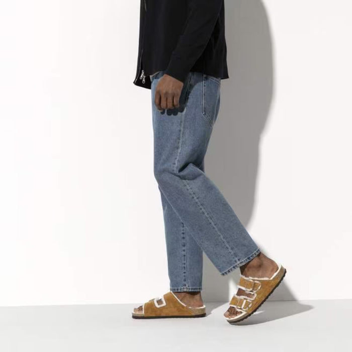 BIRKENSTOCK Sandals Arizona Shearling Suede Mink Arizona Shearling Suede Mink