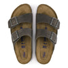 BIRKENSTOCK Sandals Arizona Soft Footbed Oiled Leather Iron Arizona Soft Footbed Oiled Leather Iron