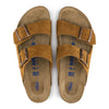 BIRKENSTOCK Sandals Arizona Soft Footbed Suede Mink Arizona Soft Footbed Suede Mink