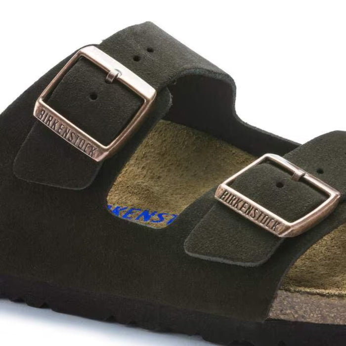 BIRKENSTOCK Sandals Arizona Suede Mocha Soft Footbed Arizona Suede Mocha Soft Footbed