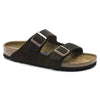 BIRKENSTOCK Sandals Arizona Suede Mocha Soft Footbed Arizona Suede Mocha Soft Footbed