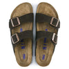 BIRKENSTOCK Sandals Arizona Suede Mocha Soft Footbed Arizona Suede Mocha Soft Footbed