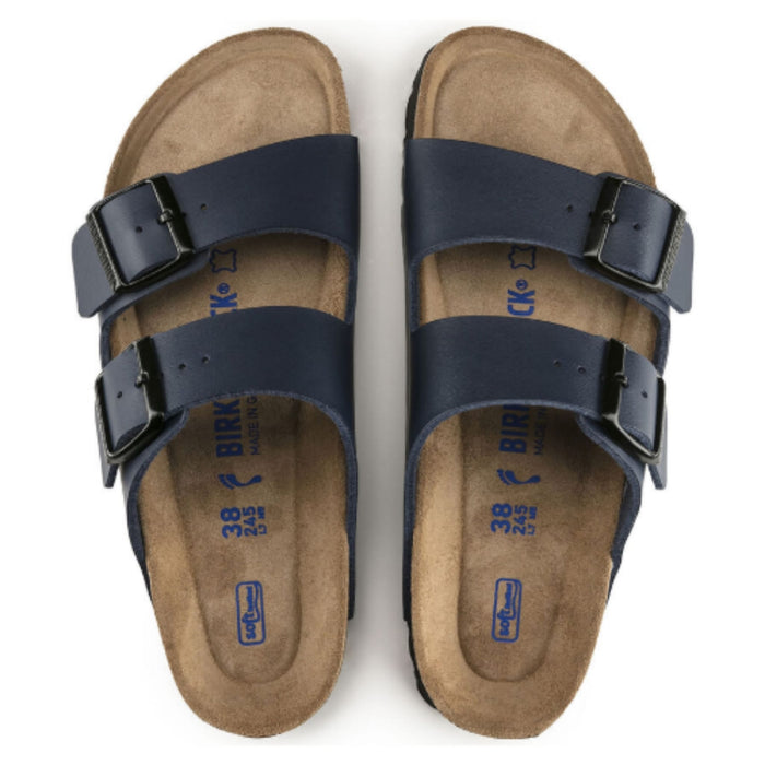 BIRKENSTOCK Sandals Birkenstock Arizona Soft Footbed Birko-Flor Blue - Unisex Birkenstock Arizona Soft Footbed Birko-Flor Blue - Unisex