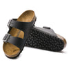 BIRKENSTOCK Sandals Birkenstock Unisex Arizona Oiled Leather Black Birkenstock Unisex Arizona Oiled Leather Black
