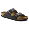 BIRKENSTOCK Sandals Birkenstock Unisex Arizona Oiled Leather Black Birkenstock Unisex Arizona Oiled Leather Black