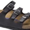 BIRKENSTOCK Sandals Florida Black Soft Footbed Oiled Leather Florida Black Soft Footbed Oiled Leather