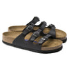 BIRKENSTOCK Sandals Florida Black Soft Footbed Oiled Leather Florida Black Soft Footbed Oiled Leather