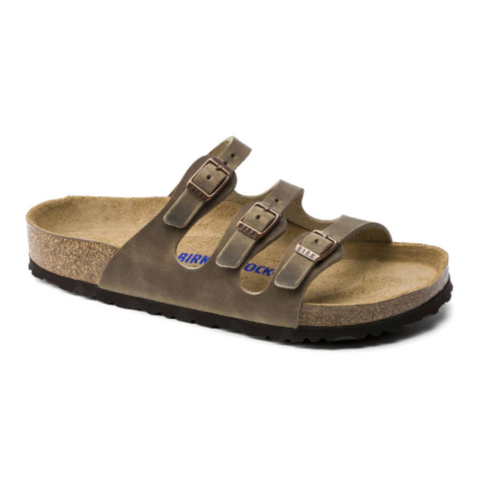 BIRKENSTOCK Sandals Florida Soft Footbed Oiled Leather Tobacco Brown Florida Soft Footbed Oiled Leather Tobacco Brown