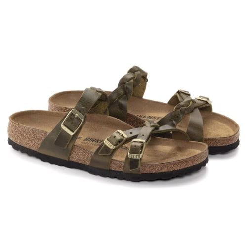 BIRKENSTOCK Sandals Franca Braided Oiled Leather Franca Braided Oiled Leather