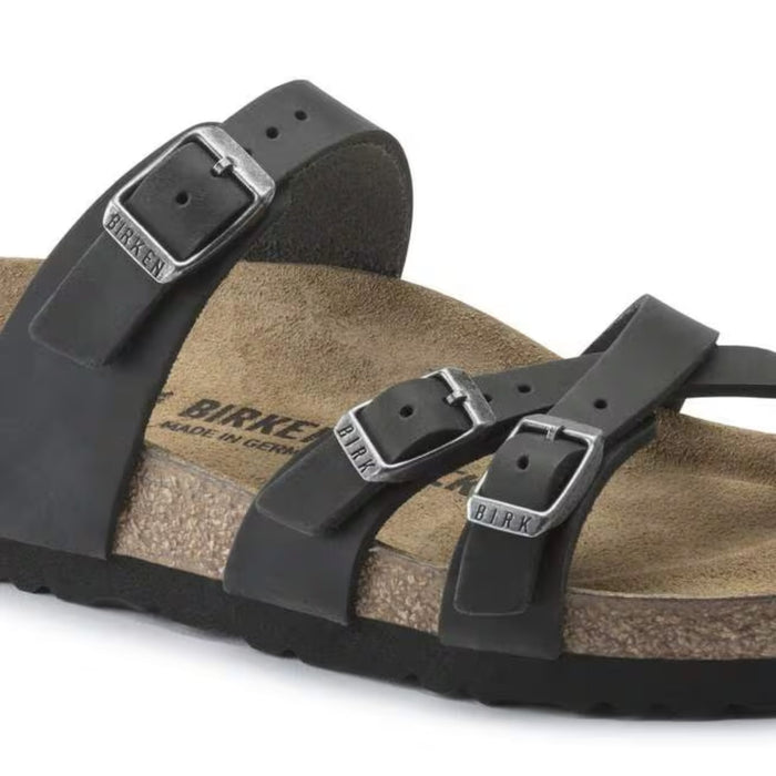 BIRKENSTOCK Sandals Franca Oiled Leather Black Franca Oiled Leather Black