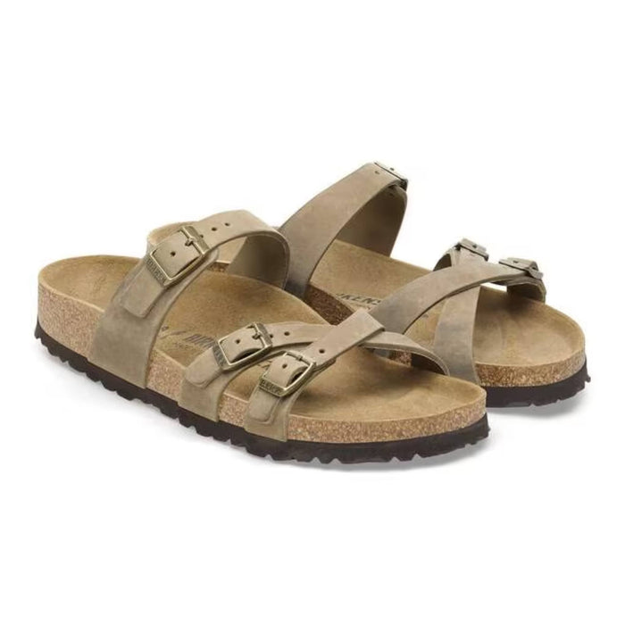 BIRKENSTOCK Sandals Franca Oiled Leather Tobacco Brown Franca Oiled Leather Tobacco Brown