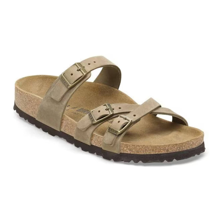 BIRKENSTOCK Sandals Franca Oiled Leather Tobacco Brown Franca Oiled Leather Tobacco Brown