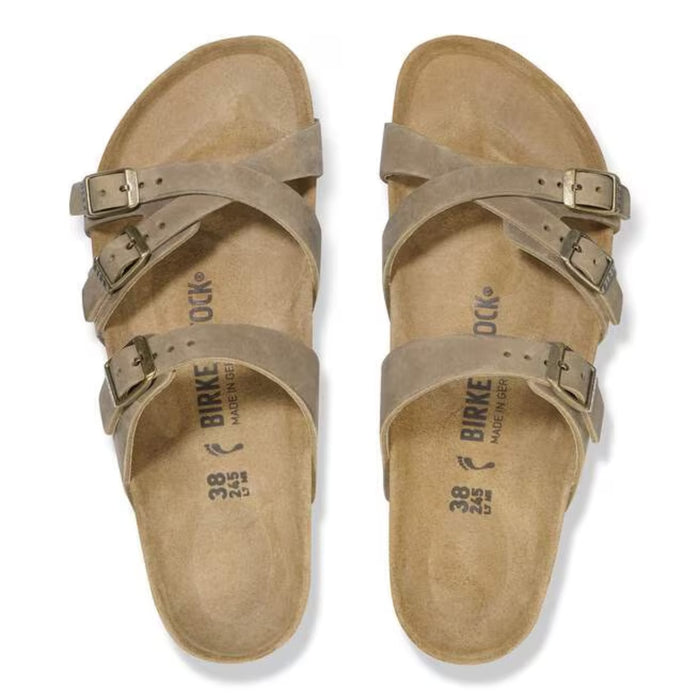 BIRKENSTOCK Sandals Franca Oiled Leather Tobacco Brown Franca Oiled Leather Tobacco Brown