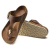 BIRKENSTOCK Sandals Gizeh Big Buckle Oiled Nubuck Leather Cognac Gizeh Big Buckle Oiled Nubuck Leather Cognac