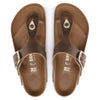 BIRKENSTOCK Sandals Gizeh Big Buckle Oiled Nubuck Leather Cognac Gizeh Big Buckle Oiled Nubuck Leather Cognac