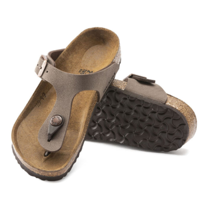 BIRKENSTOCK Sandals Gizeh Kids Birkibuc Mocha Gizeh Kids Birkibuc Mocha
