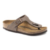 BIRKENSTOCK Sandals Gizeh Kids Birkibuc Mocha Gizeh Kids Birkibuc Mocha