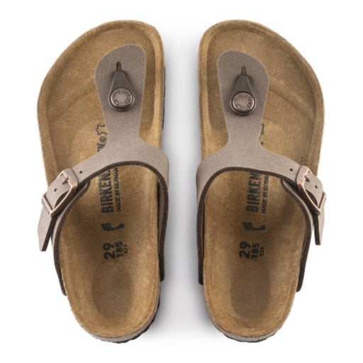 BIRKENSTOCK Sandals Gizeh Kids Birkibuc Mocha Gizeh Kids Birkibuc Mocha