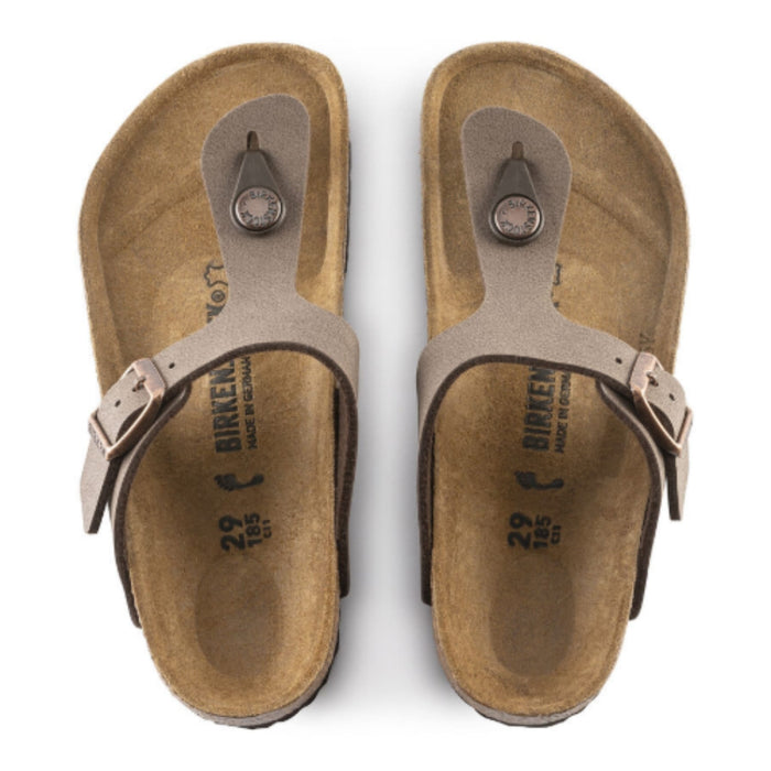 BIRKENSTOCK Sandals Gizeh Kids Birkibuc Mocha Gizeh Kids Birkibuc Mocha