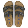 BIRKENSTOCK sandals Granada Soft Footbed Oiled Leather Black Granada Soft Footbed Oiled Leather Black