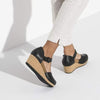 BIRKENSTOCK Wedge Mary Ring Buckle Black Mary Ring Buckle Black