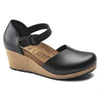 BIRKENSTOCK Wedge Mary Ring Buckle Black Mary Ring Buckle Black