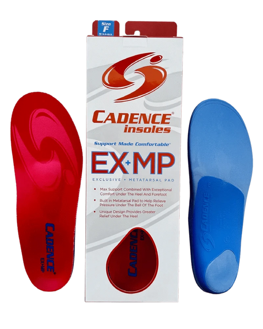 CADENCE insoles MEN 12.5-13.5 CADENCE EX+MP 752830926448 CADENCE EX+MP