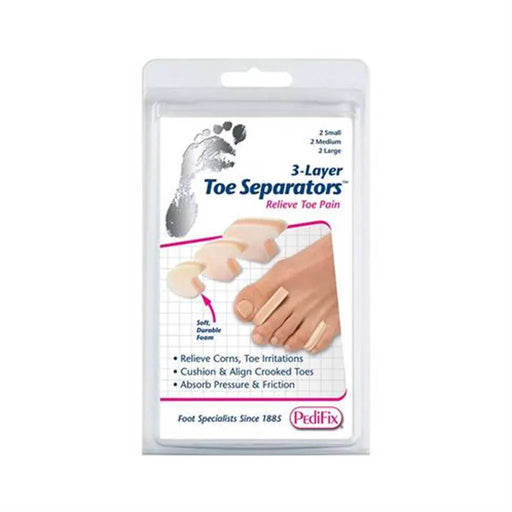 COMFORTWIZ PediFix 3-Layer Toe Separators 00092437111978 PediFix 3-Layer Toe Separators