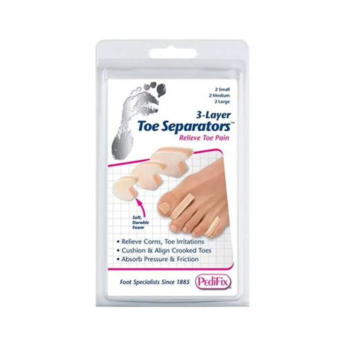 COMFORTWIZ PediFix 3-Layer Toe Separators 00092437111978 PediFix 3-Layer Toe Separators