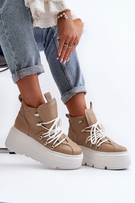 Ermelle Sculpted Platform Sneakers