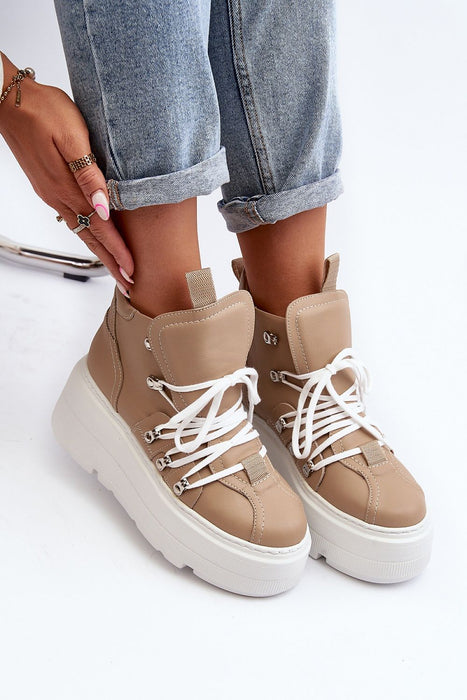 Ermelle Sculpted Platform Sneakers