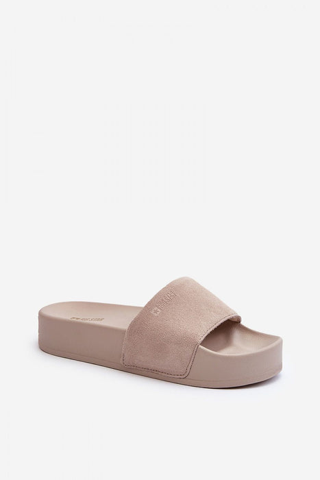 Zanurea Suede Platform Slide Sandals