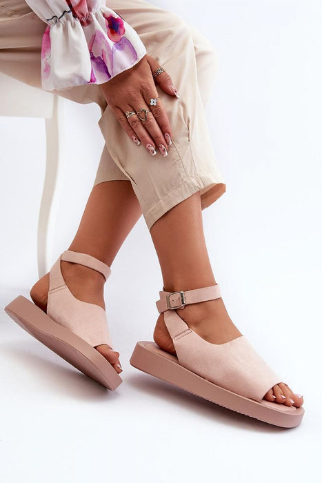 Nirella Suede Platform Sandals