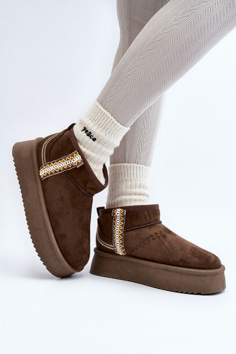 Azmira Aztec Platform Snow Boots