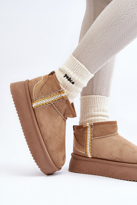 Azmira Aztec Platform Snow Boots