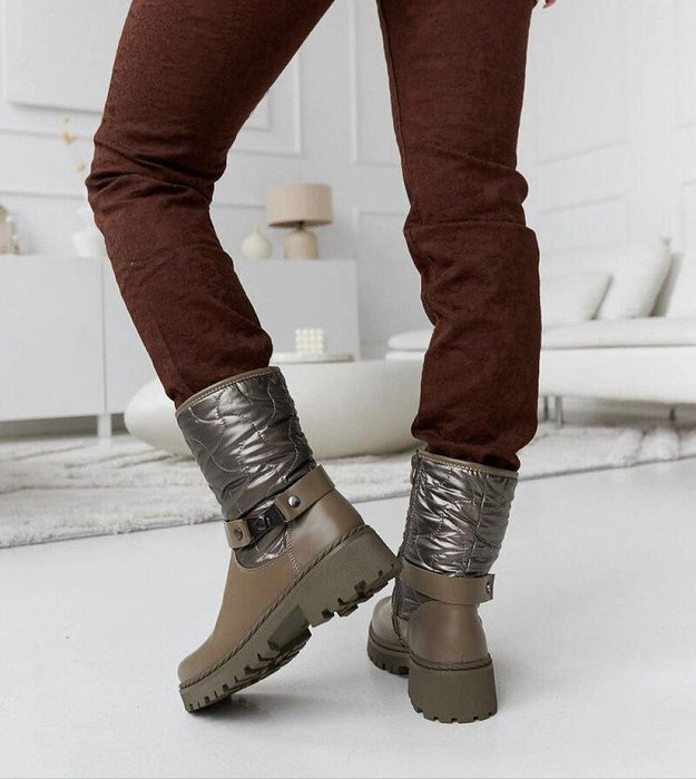 Renvara Strap Detail Ankle Boots