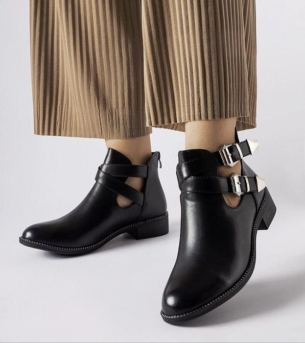 Dravelle cut-out ankle boots