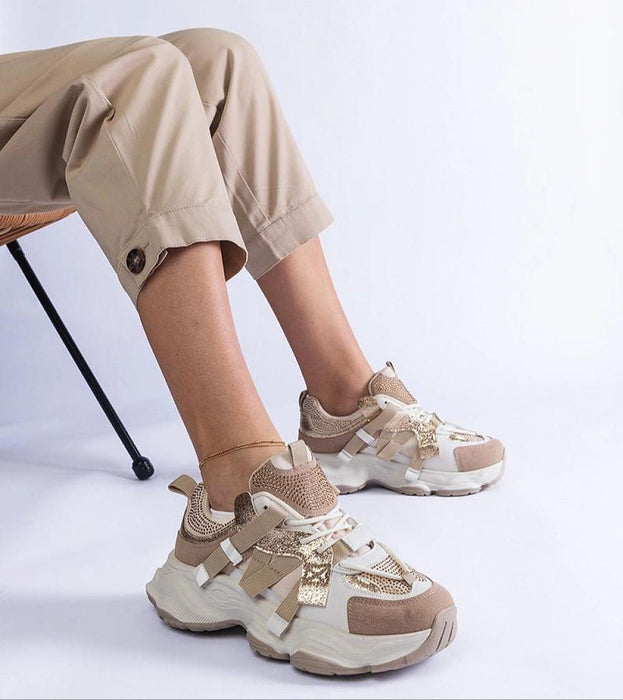 Avessia Elevated Suede Accent Sneakers